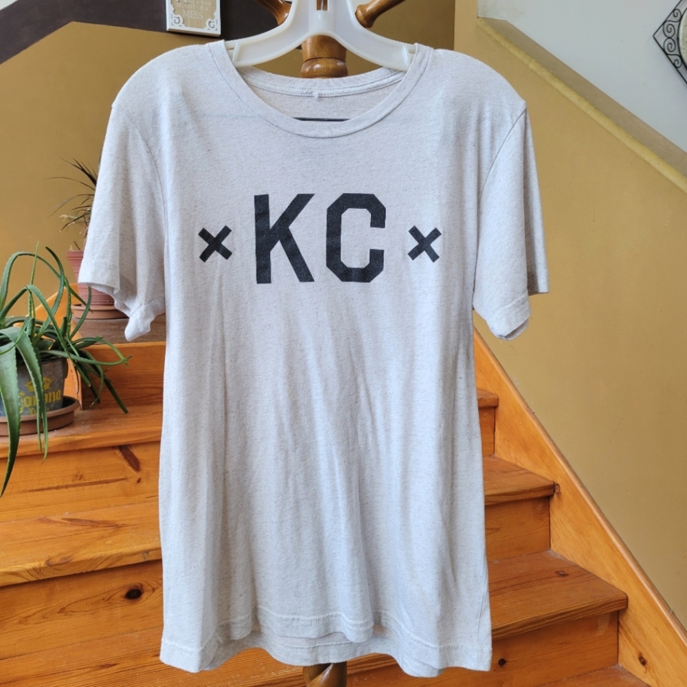 Made Mobb Gray KC Tee Light Heathered T-Shirt Urban Apparel M